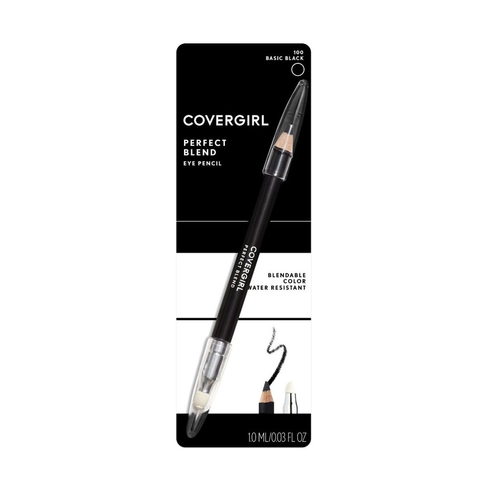 7 NEW COVERGIRL Perfect Blend Eyeliner, 100 Basic Black